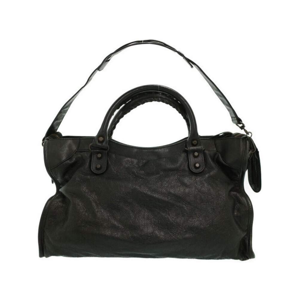 Balenciaga Leather The Bag City Shoulder